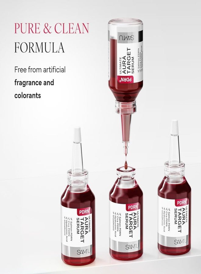 SAM'U PDRN Ultimate Aura Target Serum - PDRN Salmon glow serum with Glutathione, Vitamin C & Salmo, Korean Skin Care - Image 3